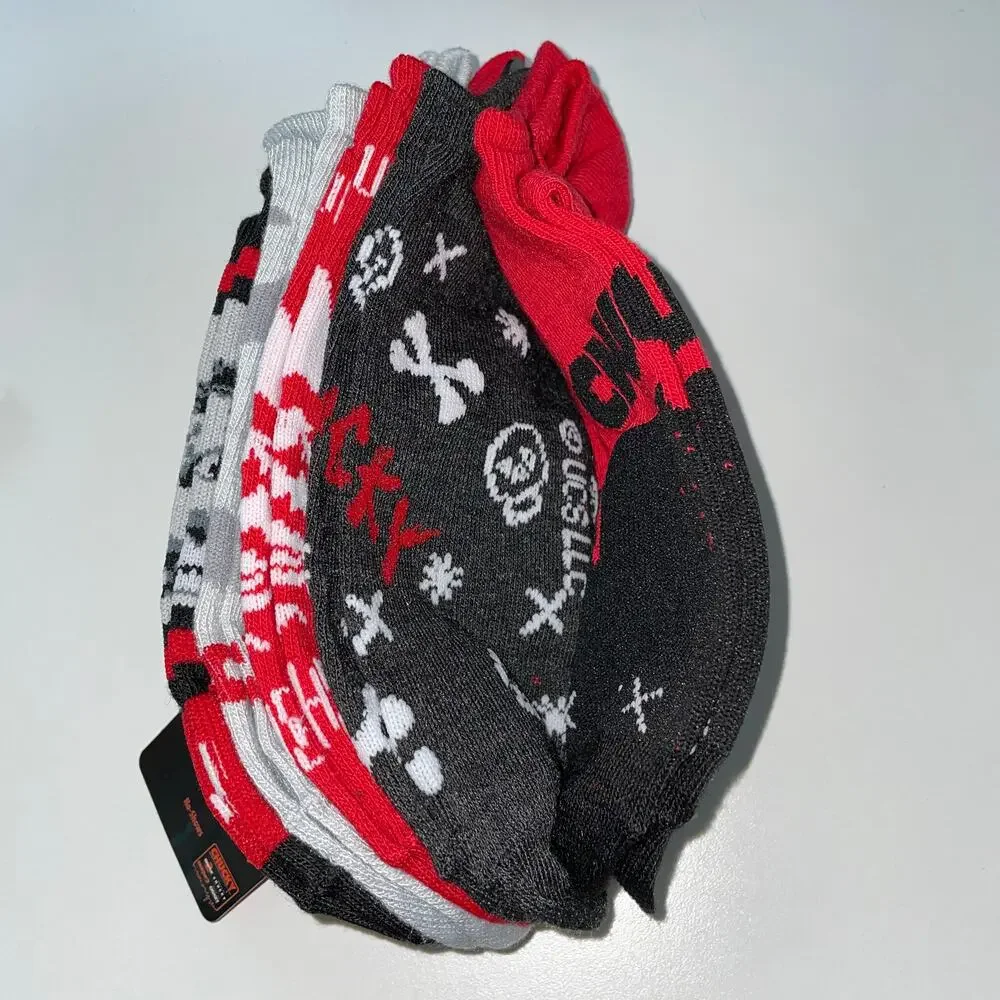 Horror Movie Chucky Child Play 5 pair no show socks Size 4-10 NWT